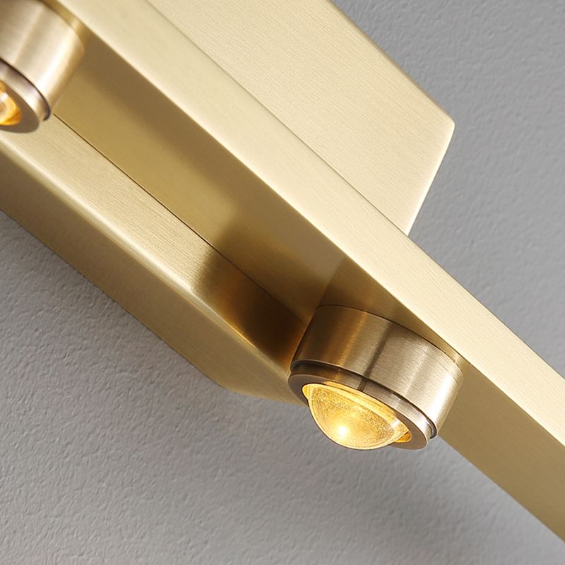 Wandlamp Golvend Glas 3 tot 7 Lichtpunten Warm Licht Messing Metaal Acryl Woonkamer Slaapkamer Eetkamer | Sulvida