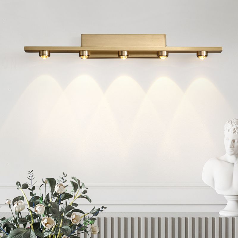 Wandlamp Golvend Glas 3 tot 7 Lichtpunten Warm Licht Messing Metaal Acryl Woonkamer Slaapkamer Eetkamer | Sulvida