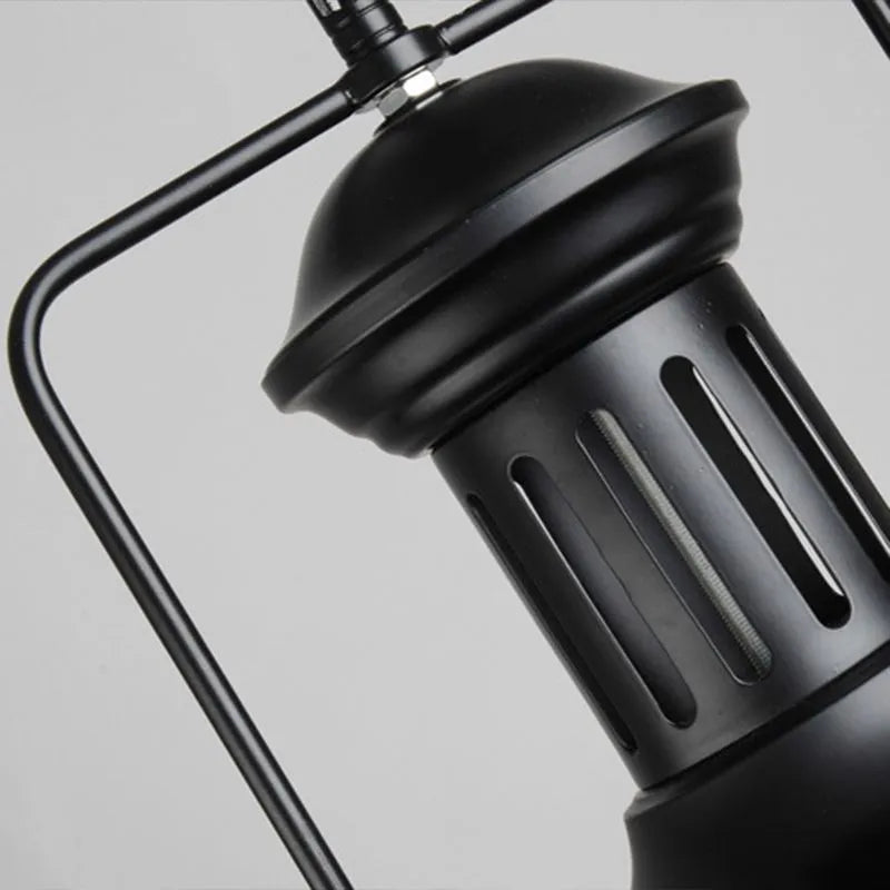 Industriële Hanglamp Metaal Vintage Stijl Zwart Roest E27 Fitting Eetkamer Woonkamer Keuken Restaurant | Sulvida
