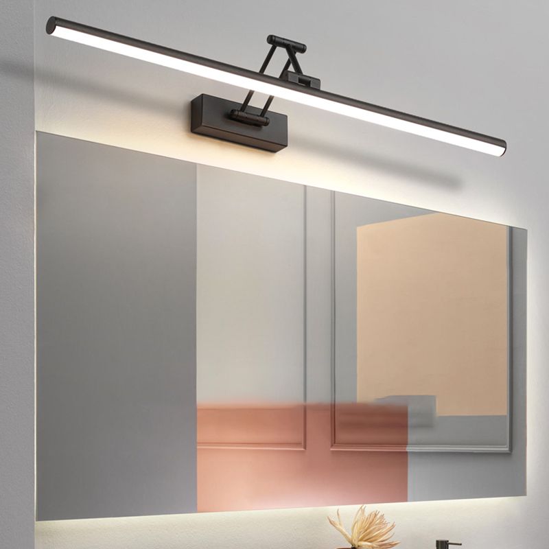 Lineaire LED Wandlamp Metaal Zwart Spiegelverlichting Badkamer Slaapkamer Moderne Stijlvolle Wandverlichting | Sulvida