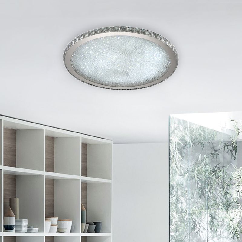 Kristallen Plafondlamp Glamour Met LED Verlichting Warm Of Wit Licht Voor Slaapkamer Woonkamer Modern Metaal | Sulvida