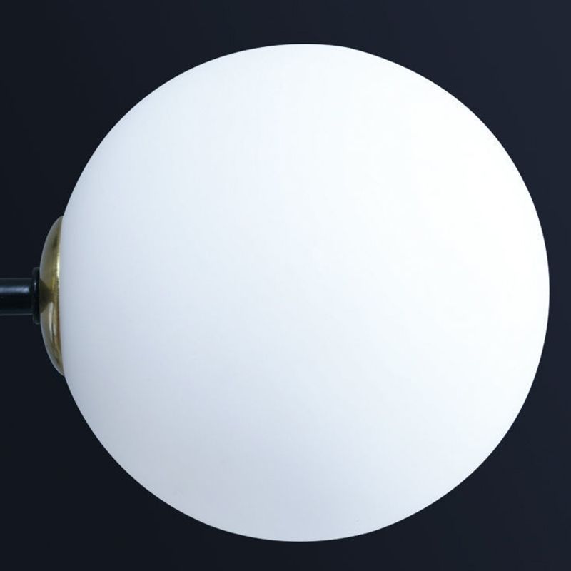 Hanglamp Metaal Glas Zwart Bubbeldesign Eetkamer Woonkamer Slaapkamer Lineair Scandinavisch Nordic Stijl | Sulvida