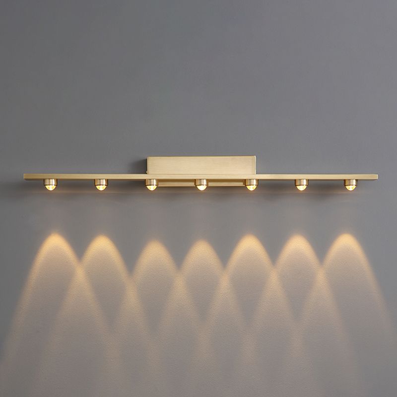 Wandlamp Golvend Glas 3 tot 7 Lichtpunten Warm Licht Messing Metaal Acryl Woonkamer Slaapkamer Eetkamer | Sulvida