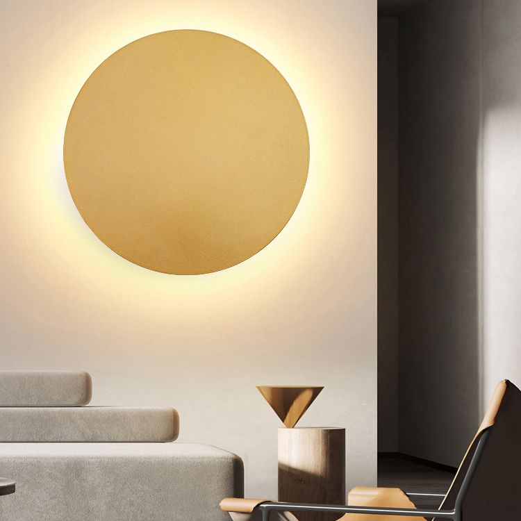 Moderne Wandlamp Rond Metaal LED Warm Licht Slaapkamer Woonkamer Hal Design Verlichting Sfeerverlichting | Sulvida