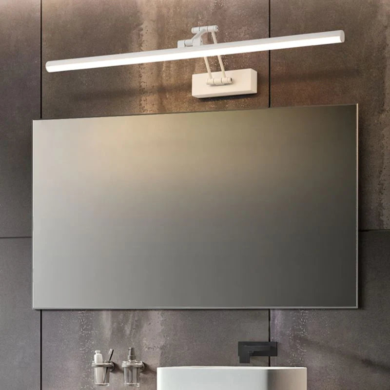 Lineaire LED Wandlamp Metaal Zwart Spiegelverlichting Badkamer Slaapkamer Moderne Stijlvolle Wandverlichting | Sulvida