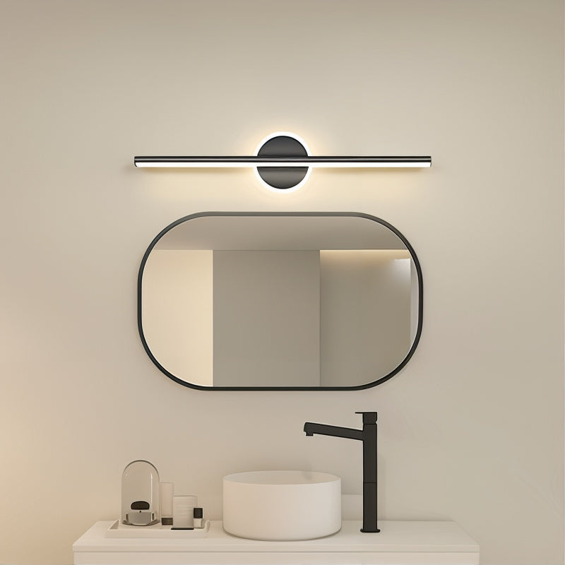 LED-wandlamp met zwart en goud metaal voor woonkamer slaapkamer badkamer wandverlichting modern design | Sulvida