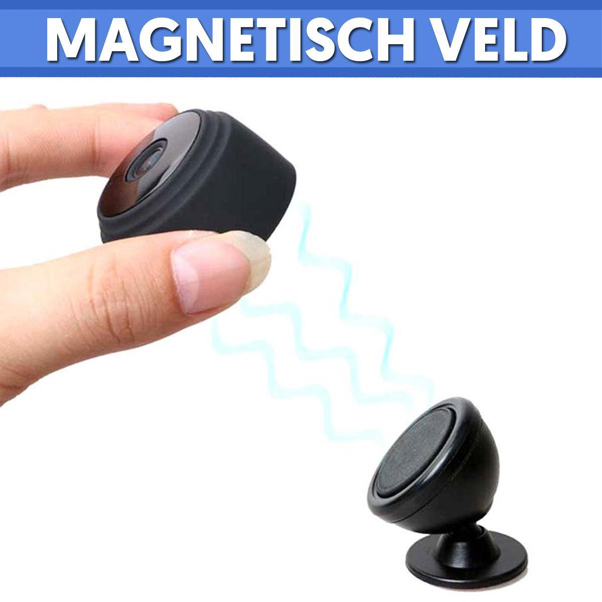 Draadloze Mini Beveiligingscamera HD 1080P WiFi 150° Kijkhoek Nachtzicht Compacte Bewakingscamera Binnen | Sulvida