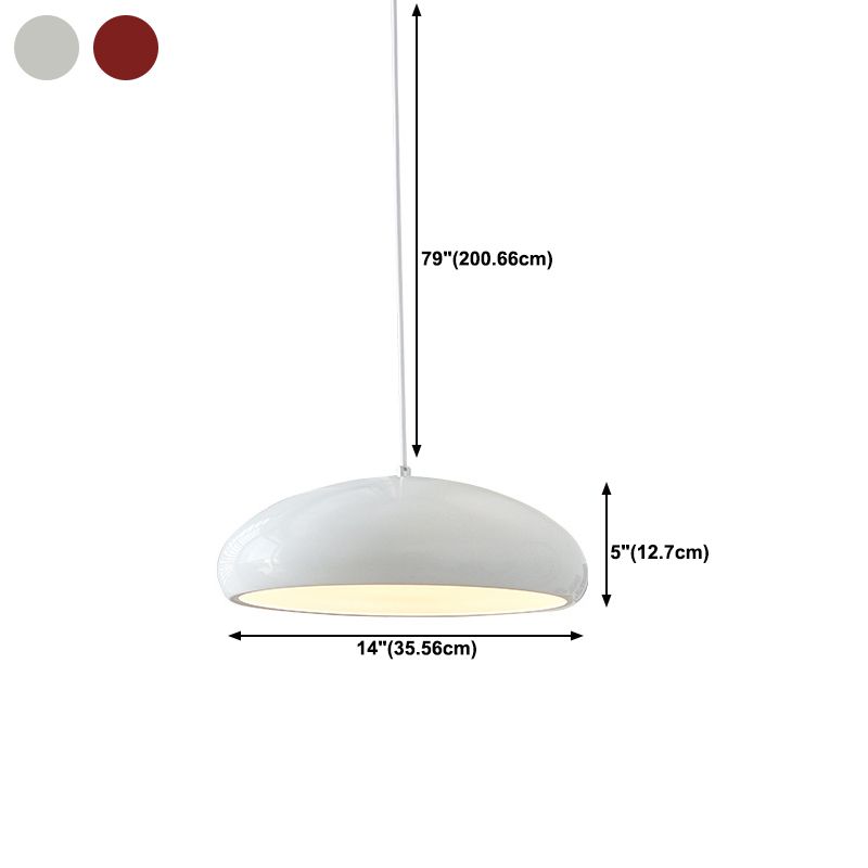 Hanglamp met metalen kuppelkap – moderne industriële pendel verlichting voor eettafel en keukeneiland | Sulvida