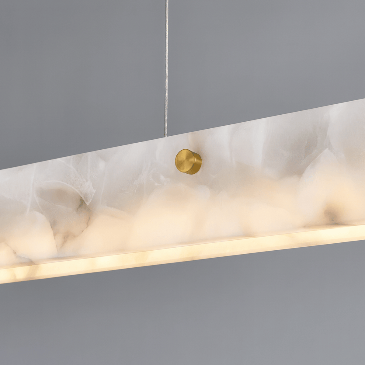 Marmeren Lineaire Hanglamp Natuursteen Design LED Verlichting Eetkamer Keukeneiland Luxe Moderne Sfeer | Sulvida
