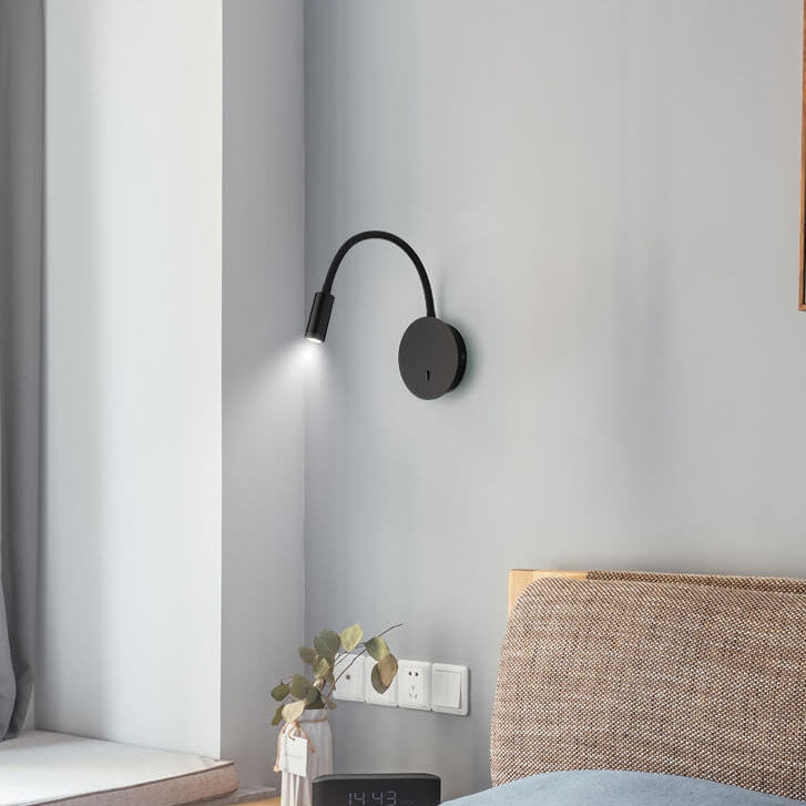 Industriële LED-Wandlamp Verstelbaar 360° Zwart IJzer 42cm Richtwerkverlichting Slaapkamer Woonkamer | Sulvida