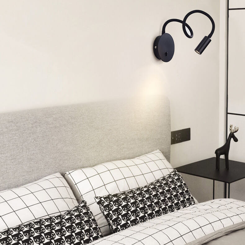 Industriële LED-Wandlamp Verstelbaar 360° Zwart IJzer 42cm Richtwerkverlichting Slaapkamer Woonkamer | Sulvida