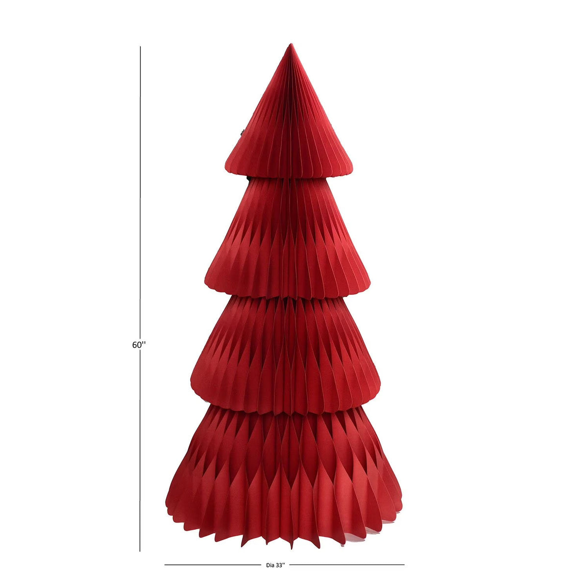 Arbre décoratif en papier 30 cm pliable à structure alvéolée, décoration de fête pour table, mur ou vitrine | Sulvida