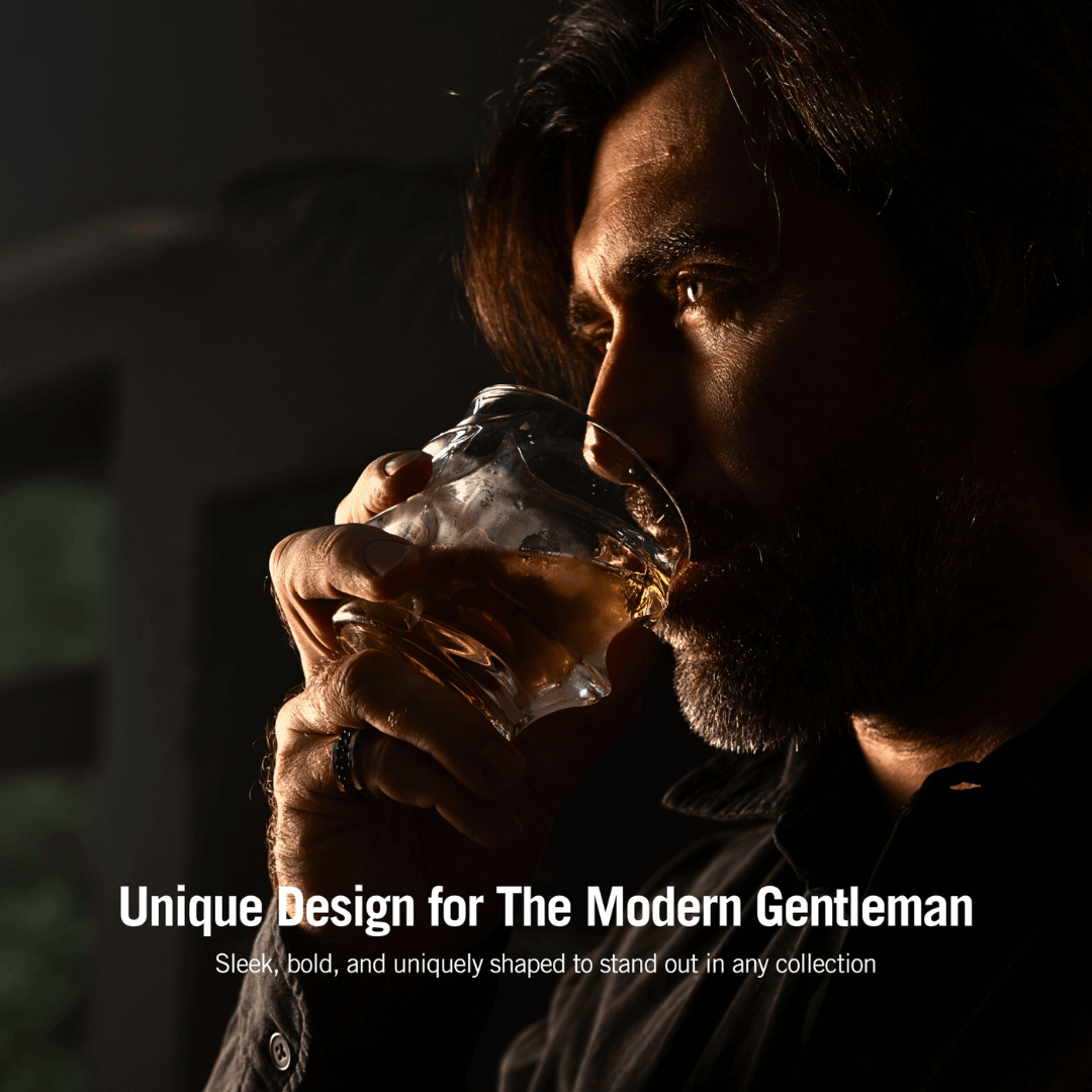 Japans Kristallen Whiskyglas met Geribbelde Structuur voor Optimale Grip Smaakbeleving en Stijlvol Serveren | Sulvida
