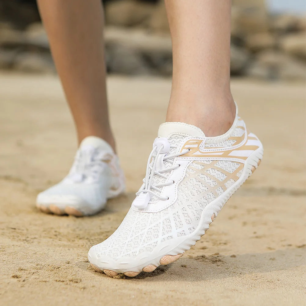 Aquaschoenen Waterschoenen Mesh Sneldrogend Anti-Slip Zwemmen Strand Surfen Watersport Unisex Zomer Vakantie | Sulvida