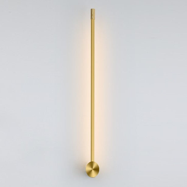Wandlamp LED lineair 60 cm wit zwart dimbaar met afstandsbediening voor slaapkamer gang woonkamer modern design | Sulvida