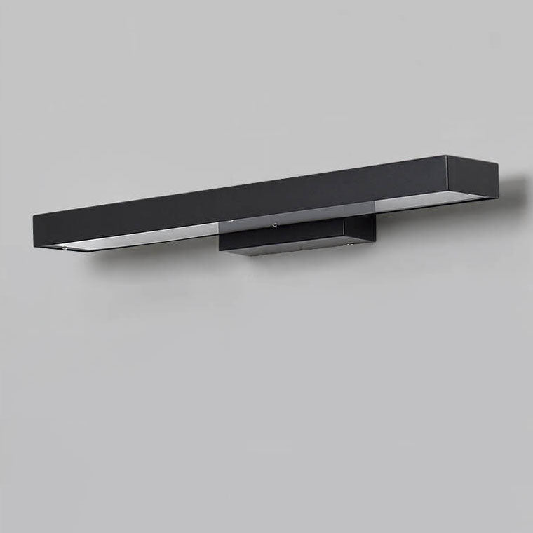 Rechthoekige LED Wandlamp Zwart RVS Waterdicht Bewegingsmelder Buitenverlichting Modern Design Tuin Gevel | Sulvida