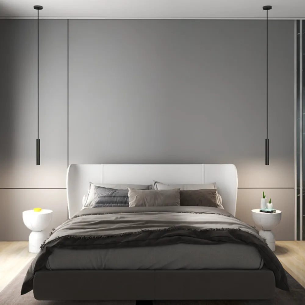 Hanglamp Lineair Metaal Zwart LED Lichtbron Instelbaar Modern Design Woonkamer Slaapkamer Kinderkamer | Sulvida