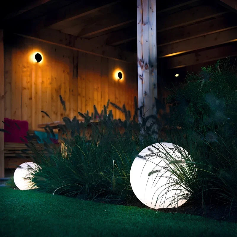 LED Bolvormige Sfeerverlichting Tuin Interieur RGB Kleuren Zonne-energie Draadloos Buitenlamp Decoratie | Sulvida