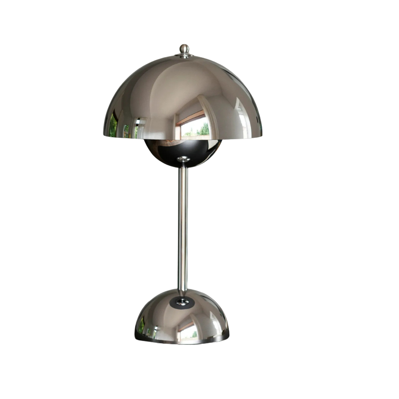 Metalen tafellamp met dimfunctie retro bloemvorm 30 cm decoratief sfeerlicht woonkamer slaapkamer nachtkastje | Sulvida
