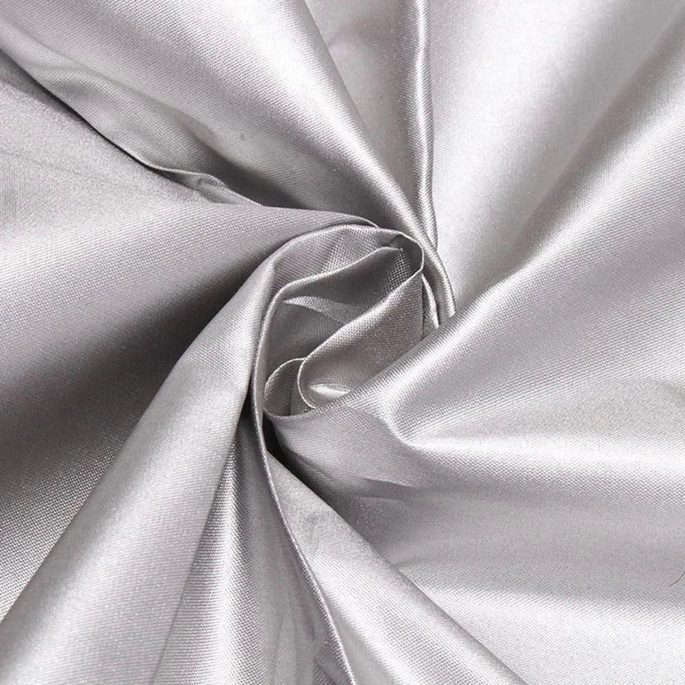 Beschermhoes voor tuinmeubels weersbestendig polyester zwart zilver waterafstotend UV-bestendig tuin terras | Sulvida