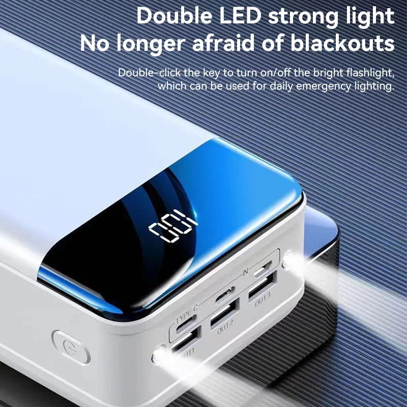 Mobiele Powerbank 50000 mAh – Krachtige Oplader voor Onderweg | Sulvida