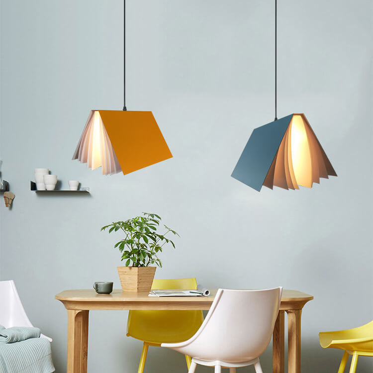 Hanglamp Boek PVC Metaal Verstelbaar Touwsnoer Moderne Leeslamp Woonkamer Slaapkamer Verlichting E26 Fitting | Sulvida