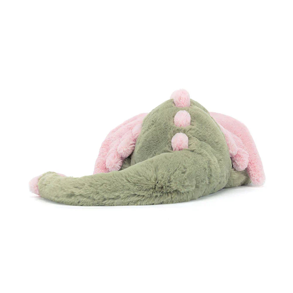 Pluche Drakenknuffel met Vleugeltjes voor Kinderen | Zacht Decoratief Knuffelbeest Kinderkamer Dragon | Sulvida