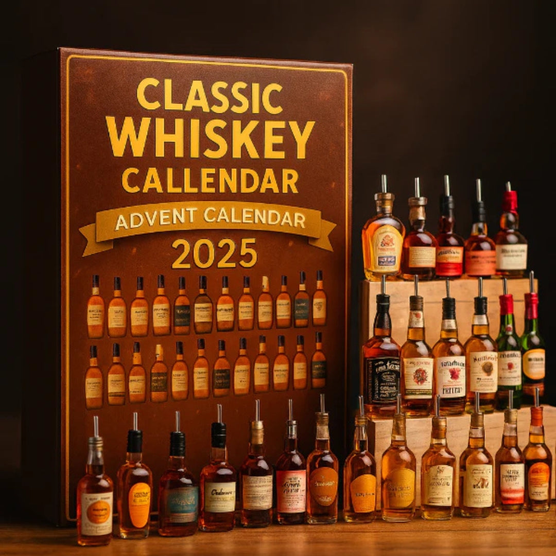Calendrier de l’Avent avec 24 mini-bouteilles décoratives pour Noël, le Nouvel An et les fêtes | Sulvida