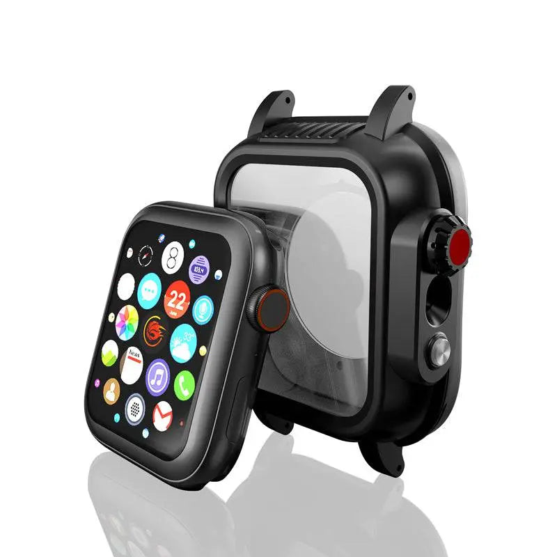 Bracelet de montre avec coque de protection pour Apple Watch Series 4 5 6 SE – Ensemble de protection assorti 44mm 42mm, accessoire | Sulvida