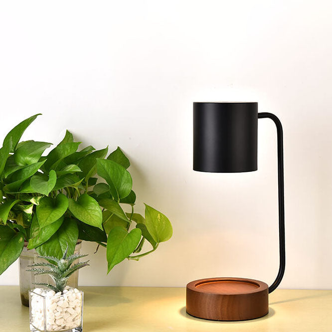 Kaarsenwarmer Lamp Hout met Dimfunctie Elektrisch Verwarmd Geurverspreiding Vlamvrij Sfeerverlichting 17×33cm | Sulvida