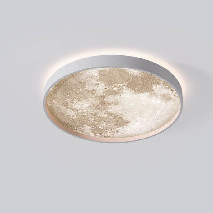 Ronde plafondlamp met LED ijzer acryl dimbaar zwart wit voor woonkamer slaapkamer moderne interieurverlichting | Sulvida