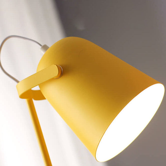 IJzeren tafellamp met emmerontwerp moderne pastelkleur verlichting voor woonkamer slaapkamer bureau styling | Sulvida