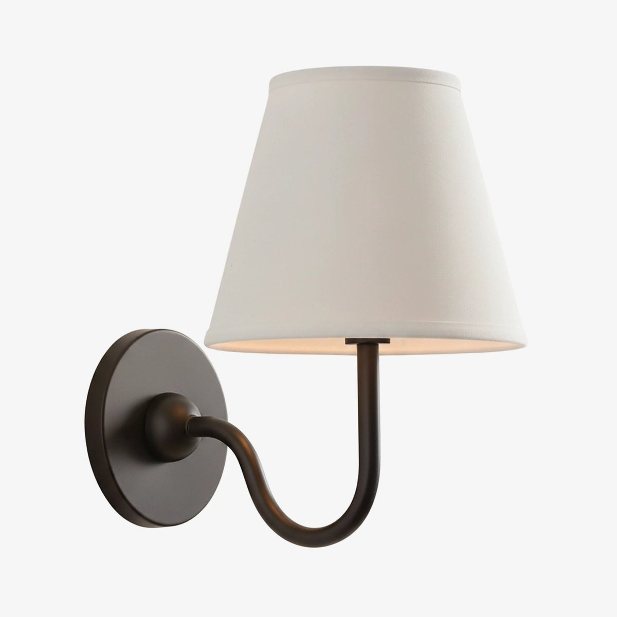 Wandlamp Linnen Kap Messing Armatuur Plissé of Glad Stof E12 Fitting Hardwired Decoratieve Verlichting | Sulvida