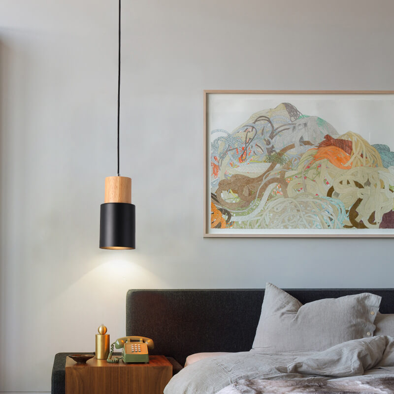 Cilindervormige Hanglamp Aluminium Scandinavisch Modern Design Verstelbare Kabel voor Eettafel Keuken Bar | Sulvida