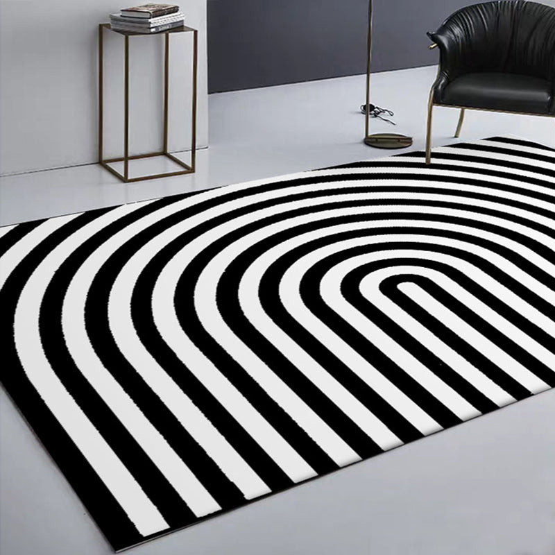 Vloerkleed rechthoekig met visueel illusiedesign 60×90 cm polyester tapijt modern slaapkamer woonkamer | Sulvida