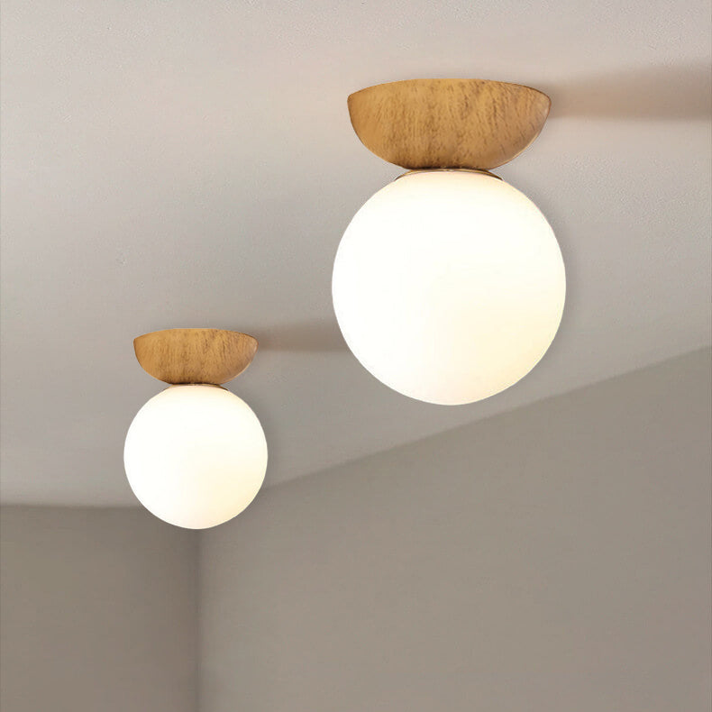 Glazen Hanglamp Metalen Frame Rond Design Woonkamer Slaapkamer Minimalistisch Sfeerlicht Plafondlamp | Sulvida