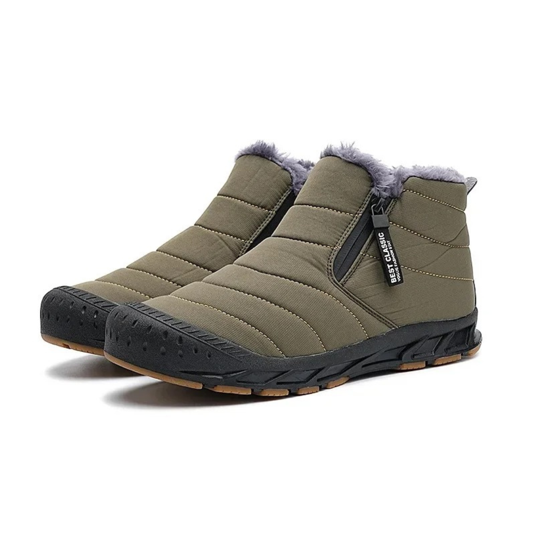 Waterdichte Winterlaarzen met Fleecevoering en Ritssluiting voor Heren en Dames Outdoor Wandelschoeisel Snow Boots | Sulvida