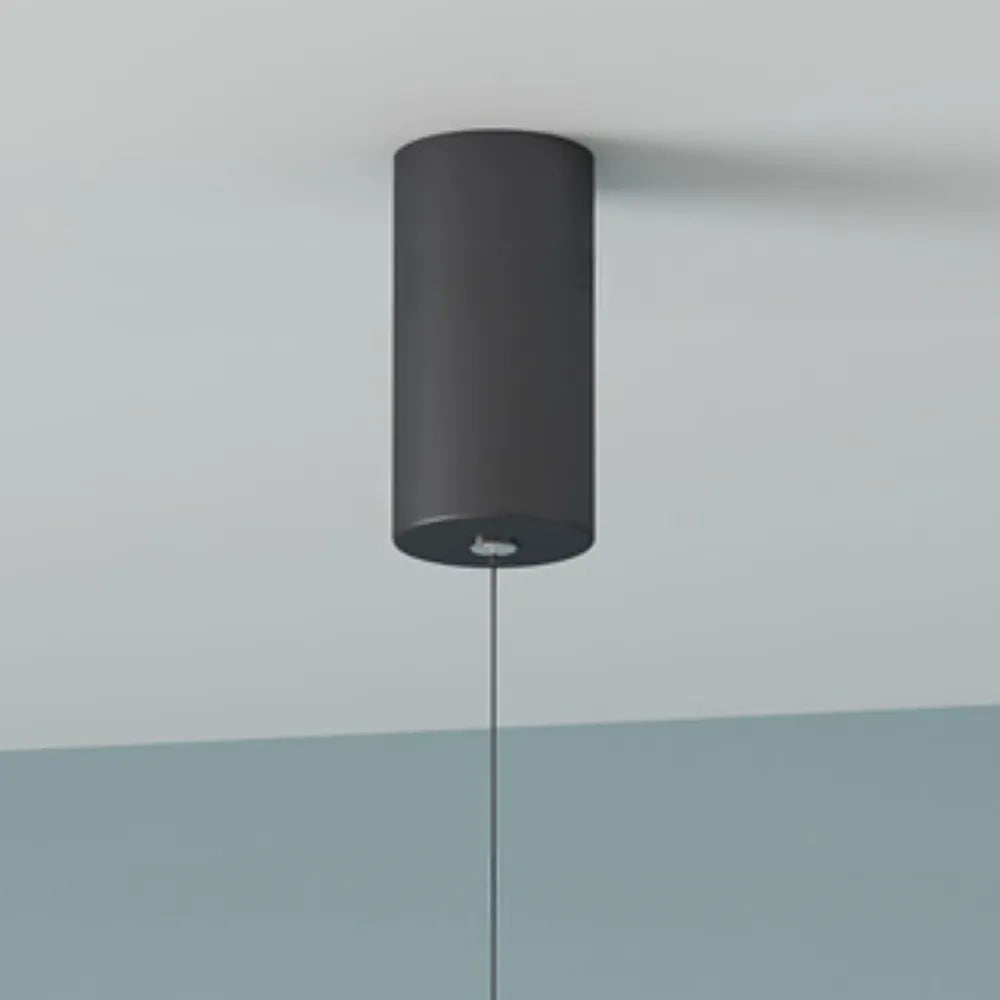 Minimalistische Hanglamp Zwart Metaal Slaapkamer Bedlampje Lineair Design Verstelbaar Modern Interieur | Sulvida