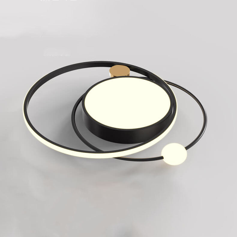 Ronde LED Plafondlamp Scandinavisch Minimalistisch Design Ø50-61cm Sfeervol Licht Woonkamer Slaapkamer Keuken | Sulvida