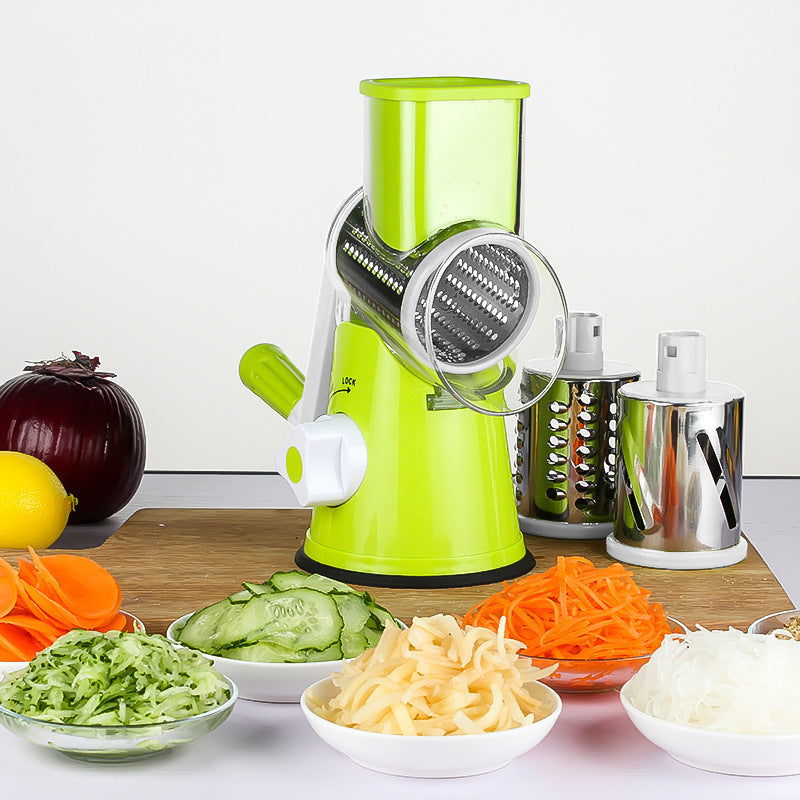 Groentesnijder Multifunctioneel met 5 RVS Messen voor Snijden Raspen Schaven Keuken Julienne Groente | Sulvida