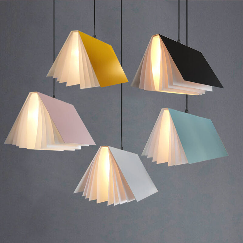Hanglamp Boek PVC Metaal Verstelbaar Touwsnoer Moderne Leeslamp Woonkamer Slaapkamer Verlichting E26 Fitting | Sulvida