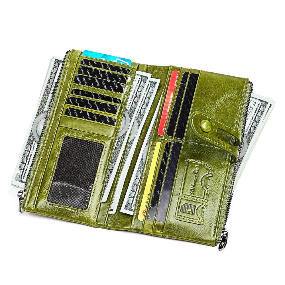 Compacte Portemonnee Leer PU Minimalistische Dames Heren Creditcardhouder Vakjes Muntzak Stijlvol Slank | Sulvida