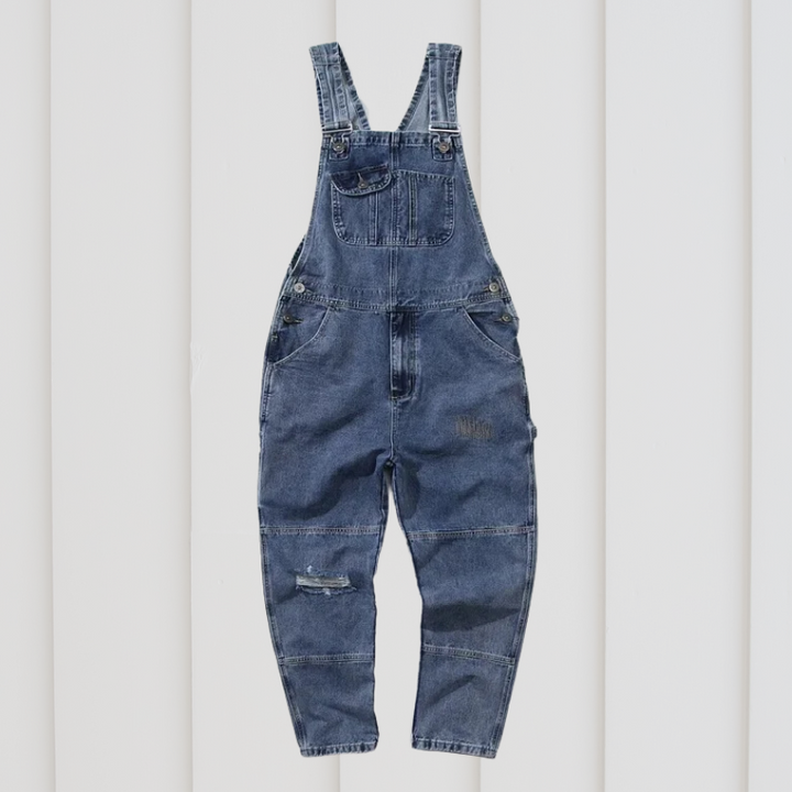 Unisex-Gartenlatzhose mit verstellbaren Trägern, blau, braun, atmungsaktive Arbeitskleidung, strapazierfähig, bequem, mehrere Größen | Sulvida