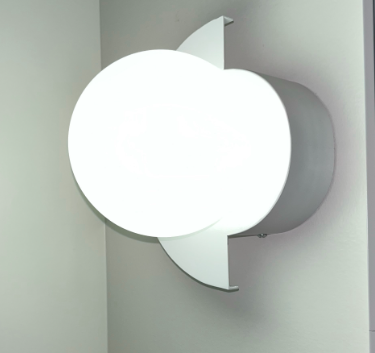 Glazen Wandlamp Halve Bol IJzer Glas E14 Fitting 1 Lichtpunt Modern Design Slaapkamer Woonkamer Verlichting | Sulvida