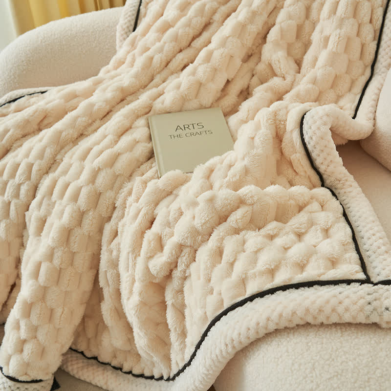 Omkeerbare Plaid Deken van Dikke Coral Fleece - Zachte Polyester voor Bank en Bed - Verkrijgbaar in 8 Kleuren en 2 Maten | Sulvida