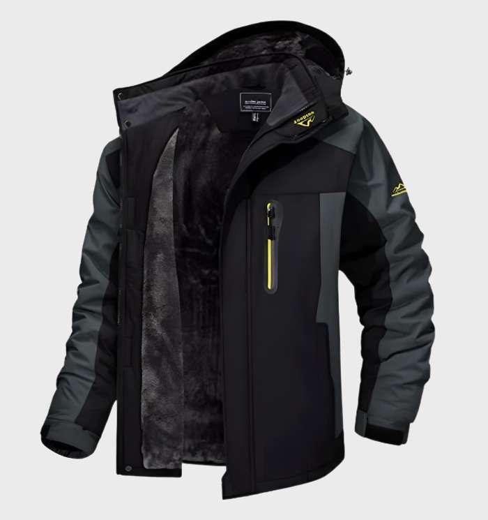 Veste polaire pour homme à manches longues - Couche intermédiaire chaude pour les journées froides - Style sportif - Confort respirant L-5XL | Sulvida