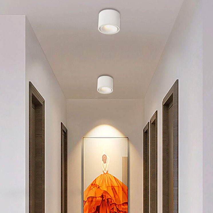 Instelbare plafondspot aluminium rond LED inbouwlamp woonkamer wit zwart wandspot modern plafondverlichting | Sulvida