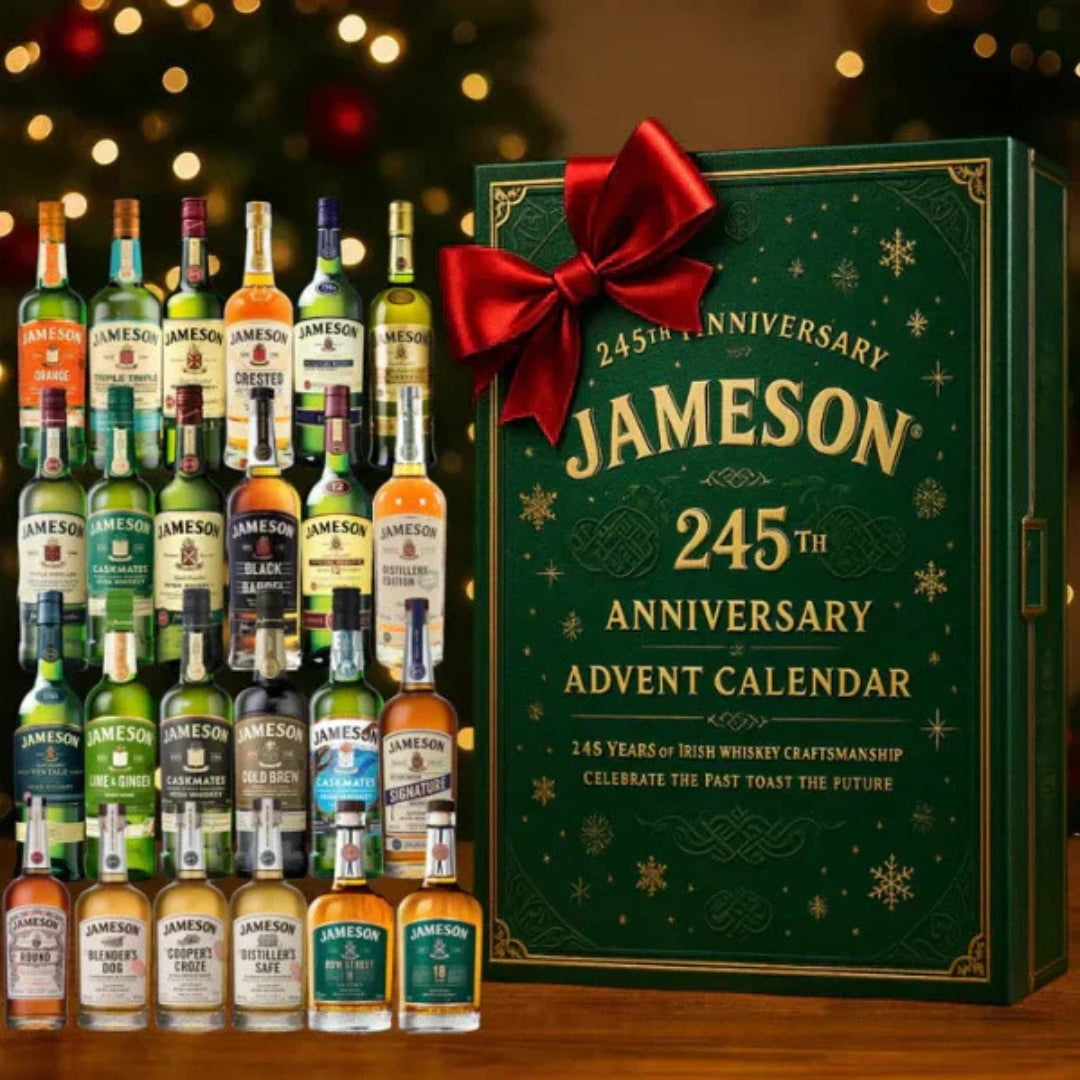 Calendrier de l’Avent avec 24 mini-bouteilles décoratives pour Noël, le Nouvel An et les fêtes | Sulvida