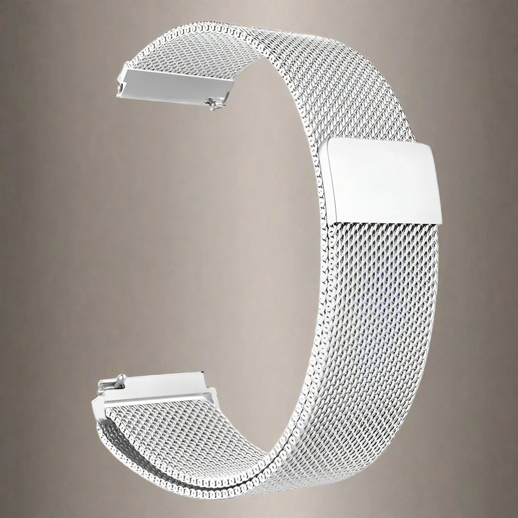 Bracelet en maille milanaise métallique pour montre connectée Garmin Venu, bracelet de remplacement en acier, accessoire | Sulvida