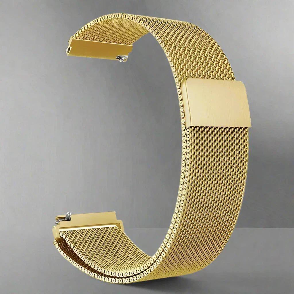 Bracelet en maille milanaise métallique pour montre connectée Garmin Venu, bracelet de remplacement en acier, accessoire | Sulvida